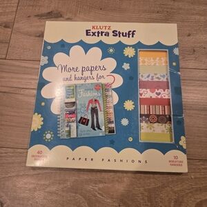 NWT Sealed Vintage 00s Klutz Paper Fashions: Extra Stuff Craft Scrapbooking